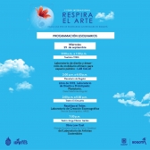 Pieza gráfica Programación II Foro Internacional Respira el Arte