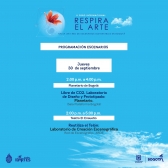 Pieza gráfica Programación II Foro Internacional Respira el Arte