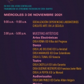 Programación Circuito Arte en la Escuela