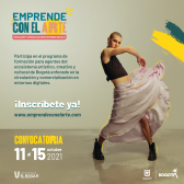 Imagen convocatoria - Emprende con el Arte 2021