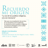 Pieza gráfica - Recuerdo mi origen - Libro al Viento