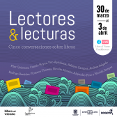 Pieza gráfica - Lectores y lecturas: cinco conversaciones sobre libros