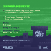 Sinfonía disidente es uno de los destacados de la programación mayo de El Castillo de las Artes.
