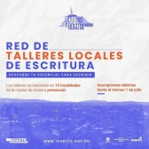 Pieza gráfica de convocatoria al Taller