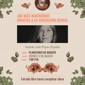 Pieza gráfica – ¡No más machismo! Gracias a la educación sexual