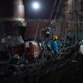 Detalle de los trabajos de restauración en el Teatro San Jorge - julio 8 2022