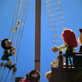 Animación de Cristóbal Colón en un barco 