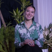 Catalina Valencia, secretaria de Cultura, Recreación y Deporta, en la presentación inaugural del III Foro Respira el Arte. 