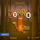 Pieza gráfica Zorro