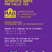 Pieza gráfica promocional para la ZBP de la Autopista Norte por Calle 183