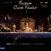 Pieza gráfica con texto - Ciclo Cine Vasco 