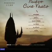 Pieza gráfica con texto - Ciclo Cine Vasco 