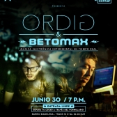 pieza gráfica oficial Ordig y Betomax