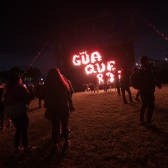 Proyección de cine al aire libre 