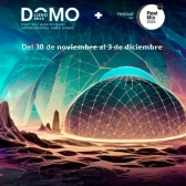 Flyer con domo del Planetario