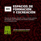 Pieza gráfica Espacio de formación y cocreación