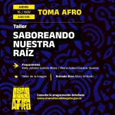 Pieza gráfica Toma Afro 