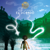 Niño con serpientes en un bosque