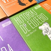 Fotografía de textos que pertenecen al programa Libro al Viento