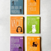 Fotografía de libros que pertenecen al programa Libro al Viento