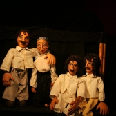 familia de títeres