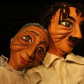 pareja de títeres