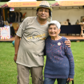 emprendedor con el publico