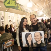 caricaturistas en la Filbo 
