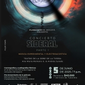 Pieza gráfica, un vinilo se funde con un planeta