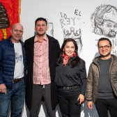 fotografía por Juanita González - inauguración exposición nominada al XIII Premio Luis Caballero Anoche a la medianoche de Ricardo Muñoz Izquierdo