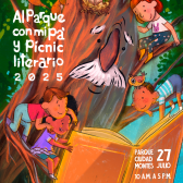 afiche Al parque con mi pa' y pícnic literario 
