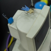 Máquina elaborada en el laboratorio