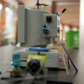 Máquina elaborada en el laboratorio