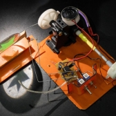 Máquina elaborada en el laboratorio