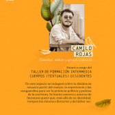 Pieza gráfica de invitación cultural 