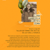 Pieza gráfica de invitación cultural 