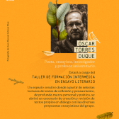 Pieza gráfica de invitación cultural 