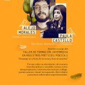 Pieza gráfica de invitación cultural 
