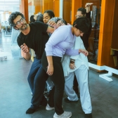 Ejercicio realizado durante una sesión de preparación actoral
