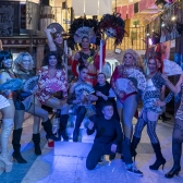 grupo de personas de presentación