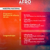 Pieza programación Muestra Afro