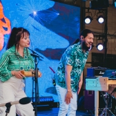 Vibraciones de agua y tambor