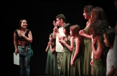 Hamlet Máquina del Crea RUU en V Festival Estudiantil de Teatro