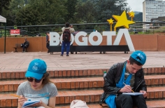 Maratón de dibujo Fiesta de Bogotá