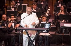 Alci Acosta en el Teatro Jorge Eliécer Gaitán