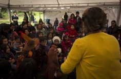 Fiesta de los niños en el Teatro El Parque