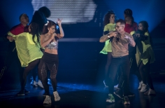 Greeicy y Mike Bahía en el Teatro Jorge Eliécer Gaitán