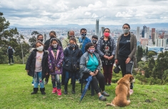 Habitantes vereda Fatima, localidad Santa Fé.