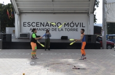 Escenario Móvil - Arte y Huella por la Paz - Plazoleta de la Mariposa, Usaquén