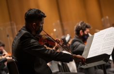 La Orquesta Filarmónica Juvenil de la OFB en vivo.